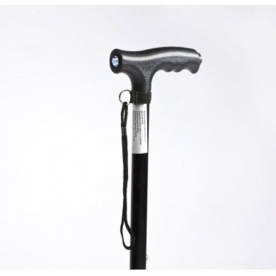 ALUMINIUM WALKING STICK WITH LED SPOTLIGHT 1